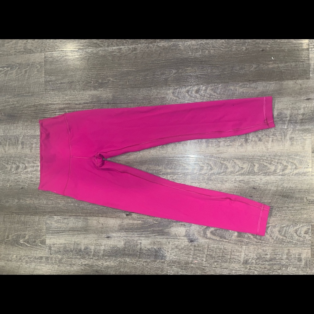 sonic pink lululemon leggings